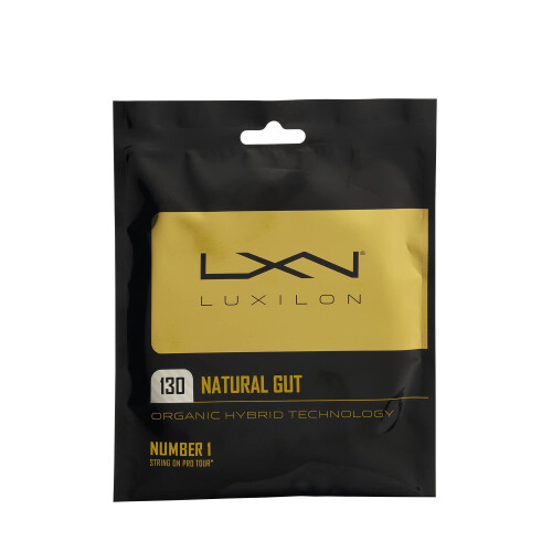 Luxilon Natural Gut 130 Tennis String - Set White