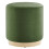 Tilden 16"""" Round Performance Velvet Upholstered Ottoman 1