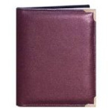 Pioneer Mini Oxford Bound Photo Album Random Solid Color Sewn Leatherette Covers with Brass Accent Corners Holds 24 5x7"""" Photos 1 Per Page Color
