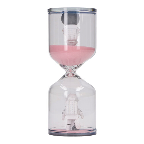 Pinke Astronauten Sanduhr 15 Min Deko