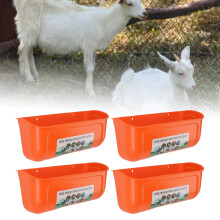 Großer Futterbehälter für Tiere 4er Set mit Clips