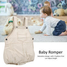 Baumwoll-Strampler für Babys, ärmellos, 80 cm,