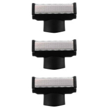 Set van 3 scheerkoppen voor baard- en lichaamstrimmer