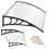 Canopy over the door, 100x80 cm, polycarbonate cover 2