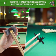 Pool Table Brush Set 9-Piece Billiard Table Cleaner Kit for with Brushes, Cloths & Lint Roller