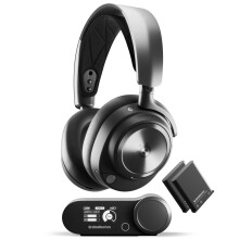 SteelSeries Arctis Nova Pro Wireless Multi-System Gaming Headset - Premium Hi-Fi Drivers - Active Noise Cancellation - Infinity Power System - Stealt