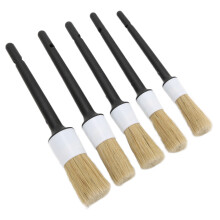 5er Set Auto-Detailbürsten, ideal für Ledersitze &