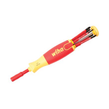 Wiha 28393 7 Piece Insulated SlimLine Ultra-Driver Blade Set Slotted Phillips