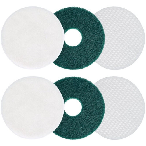 12" Commercial Cleaning Orbiter Pad +Microfiber Carpet Bonnet+Floor Buffer Pad for Oreck 550MC Orbiter Floor Machine 1