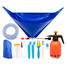 Cleaning Kit Bag Professional Air Conditioner Cleaning Kit with Waterproof PVC AC Cleaning Cover Bib