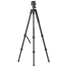 BOG DeathGrip Infinite Carbon Fiber Tripod with Heavy Duty Construction 360 Degree Ball Head Quick-Release Arca-Swiss Mount System and Optics Plat