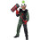 crazy Eyed clown child costume Large 1