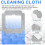 Cleaning Rag for  Winbot MINI2 Window Cleaner Robot, Winbot MINI2 Accessories 9 Pcs Cleaning Rag 3