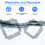 Cleaning Rag for  Winbot MINI2 Window Cleaner Robot, Winbot MINI2 Accessories 9 Pcs Cleaning Rag 5