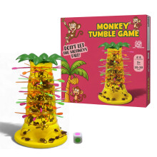 Sajeeva Tumbling Monkey Game | Exciting Monkey Drop Balancing Toy For Kids & Families | Fun Strategy Game With Animal Pieces | Improves Focus & Coord