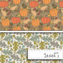 Scrapbookingpapier Herbstmotiv 2, Satin 200 g/m²