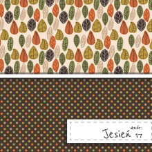 Scrapbookingpapier Herbstmotiv 17, Satin 200 g/m²