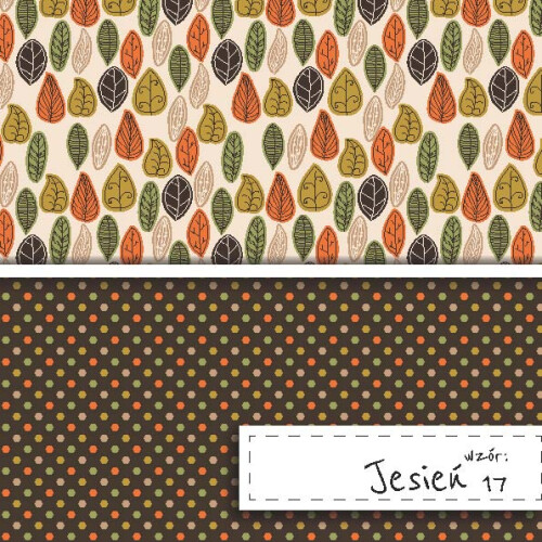 Scrapbookingpapier Herbstmotiv 17, Satin 200 g/m²