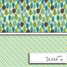 Scrapbookpapier Herbstmotiv 16, Satin, 200 g/m²