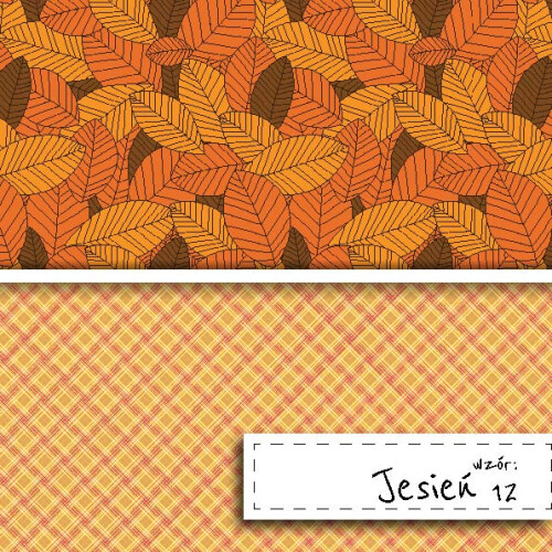 Scrapbook-Papier Herbstmotiv 12, Satin, 200 g/m²