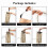 Hydration Bladder Cleaning Kit Brushes and Drying Bladder Frame, Water Reservoir Backpack Cleaning Kit 4