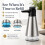 Dish Soap Dispenser for Kitchen,Stainless Steel Hand Soap Dispenser with Adjustable Output,Refillable Soap Pump 2
