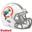 Miami Dolphins Helmet Riddell Replica Mini Speed Style Tribute 1