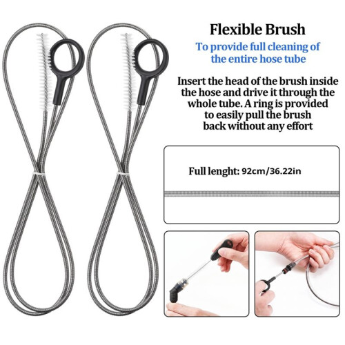 Hydration Bladder Cleaning Kit Brushes and Drying Bladder Frame, Water Reservoir Backpack Cleaning Kit Dark Green 2
