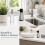 Dish Soap Dispenser for Kitchen,Stainless Steel Hand Soap Dispenser with Adjustable Output,Refillable Soap Pump 5