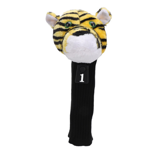 Tierkopf Golfschlägerschutz Tiger Plüsch