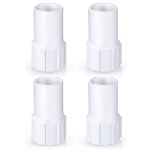 4 Pieces 1-1/2 Inch Pool Vacuum Hose Cuff Swimming Pool Replacement Cuff Vacuum Hose Threaded Cleaning Tools Accessories