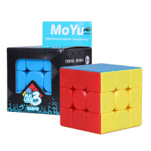 Pn Avan Moyu Meilong Professional Speed Cube Stickerless Magic Puzzle Cube With Instructions (Size 3X3X3)