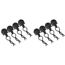 8pcs Metal R-Type Car Shell Body Fixed Clips Pin with Tab for Axial SCX10 -4 MJX Go RC Car Parts 1:8