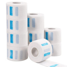 15 Rolls Disposable Barber Paper Neck Strips,2.6 X 13 Inches, Stretchy Paper Neck Band Protector Hairdressing Tool