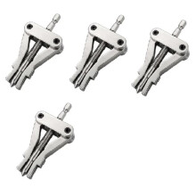 4Pcs Broken Pipe Thread Extractor Tool, Drill-Powered Damaged Pipe Remover for Easy Extraction of Broken Fittings