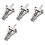 4Pcs Broken Pipe Thread Extractor Tool, Drill-Powered Damaged Pipe Remover for Easy Extraction of Broken Fittings 1