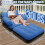 Inflatable Pull Out Couch with Headboard, Flocked Surface Air Sofa Bed, Folding Portable Inflatable Chair 8