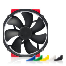 Ventoinha de Case NF-A15 PWM Preta 12V/4Pin com Rolamento Magnético Estável SSO2 Ultra-Silenciosa