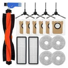 Vervangingskit voor X20 Pro X20 Max Robotstofzuiger, Hoofdborstel Stofzakken Filters Zijborstels Mop Pads Accessoires