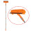 Window Cleaner Tool 68'' Squeegee for Window Cleaning Extension Pole Scrubber with Rotating  Streak-Free Squeegee 3