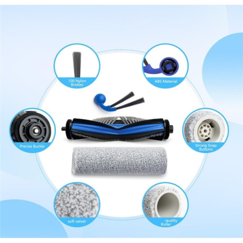 20 Pcs Replacement Parts for  Deebot T80 Omni/for  M14  Robot Vacuum-Accessory Set 2