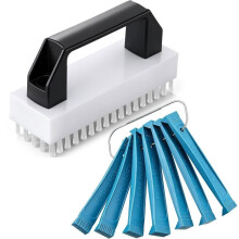Klimaanlagen Lamellenreiniger Set, 2-in-1 AC Lamellenkamm-Glätter & Spulen-Kamm Set, AC Spulenreinigungsbürste für HVAC