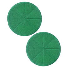 2 Pack 12" Microfiber Carpet Bonnet Pads for Oreck Orbiter ORB550MC ORB700MB ORB600MW Floor Machine, Buffing Pad