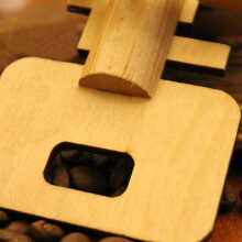 Kong Ming Lock Holz Spielzeug Schlüssel Form