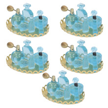 Puppenhaus Zubehör Parfüm Set Golden 1:12 Deko