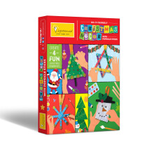 Lighthouse Diy Popsicle Stick Kit For Kids | Holiday Art & Craft Activity Christmas Kit | Includes 25 Sticks Paper Cutouts Mirrors Sequins & More