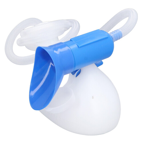 Pinkelflasche 2000ml mit langem Schlauch, Weiß