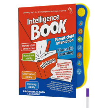 Kinha Collection Smart Interactive Learning Book For Kids | Abc Numbers Shapes & Phonics Sounds | Musical Educational Toy For Ages 2-7