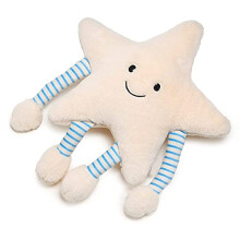 Webby Plush Star Soft Pillow With Arm & Leg Christmas Gift Stuffed Toy Doll For 2+ Year Boys And Girls