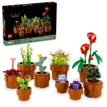 Lego Icons Tiny Plants Creative Building Set For Adults Gift For Valentines Day For Flower-Lovers Carnivorous Tropical And Arid Flora Build And D